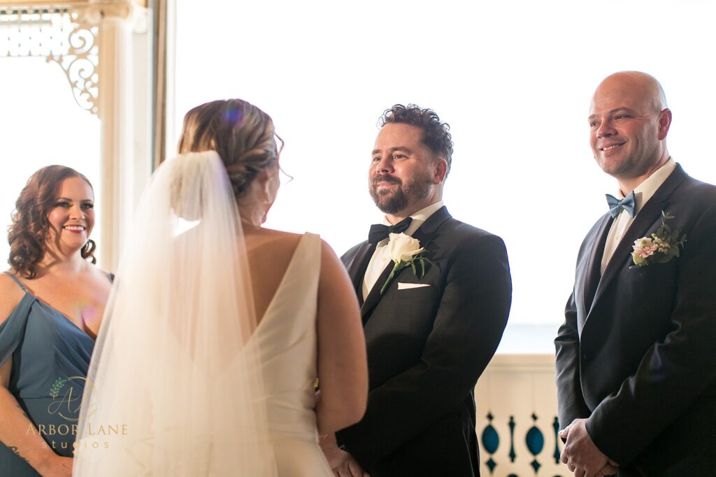 a man and a woman standing next to each other